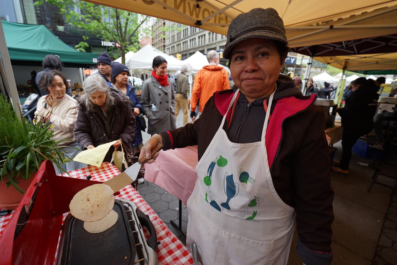 La poblana dijo que las tortillas frescas enamoran a NYC.