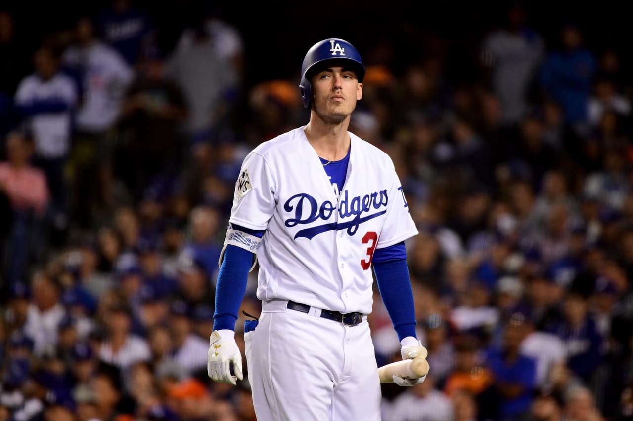 Uno de ellos fue Cody Bellinger que se fue ponchado y con gran deilusión tanto de él como de la afición de Los Angeles.