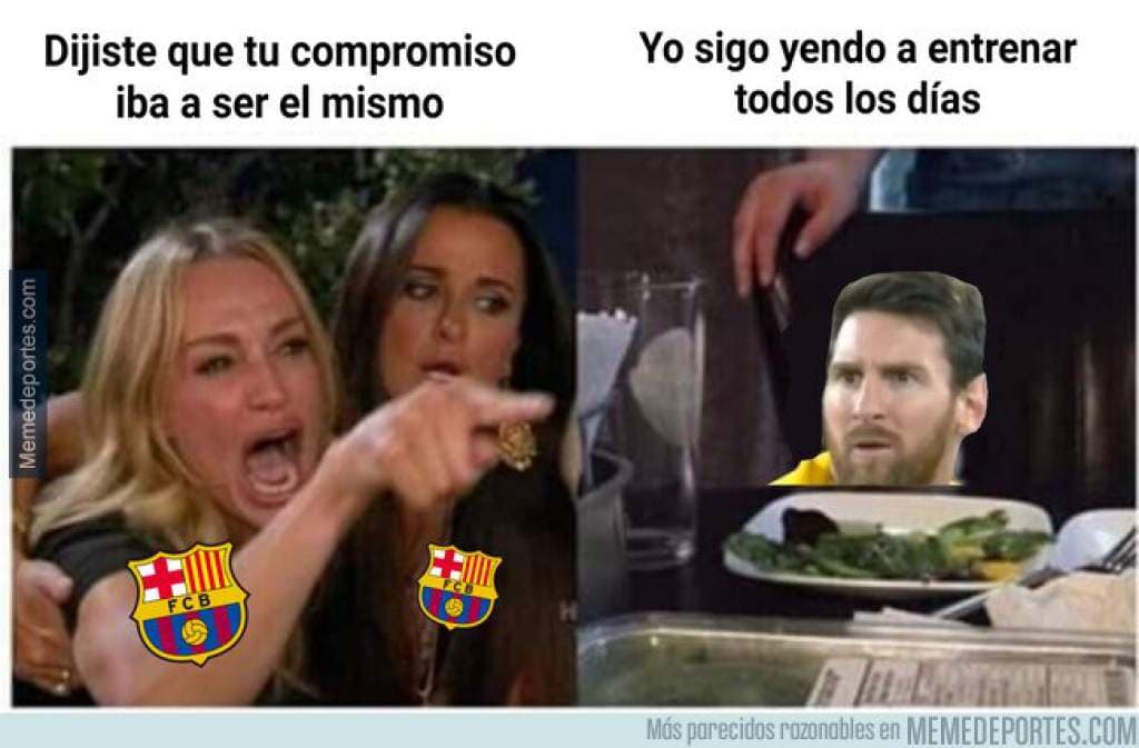 Los memes no perdonaron a Messi ni al Barcelona | Griezmann también terminó ‘raspado’ del cotorreo en redes sociales.