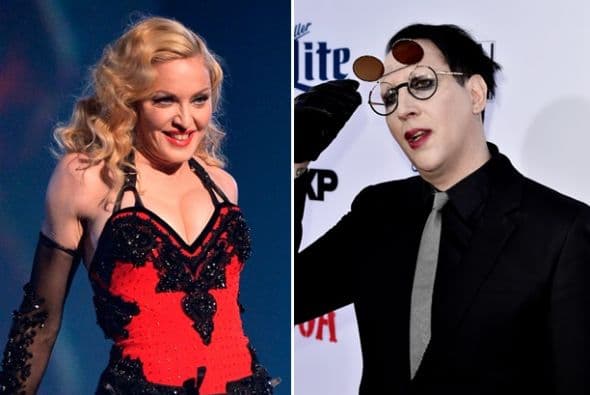 Marilyn Manson declaró que sigue enamorado de Madonna, y que hoy, más que nunca tendría algo con ella...