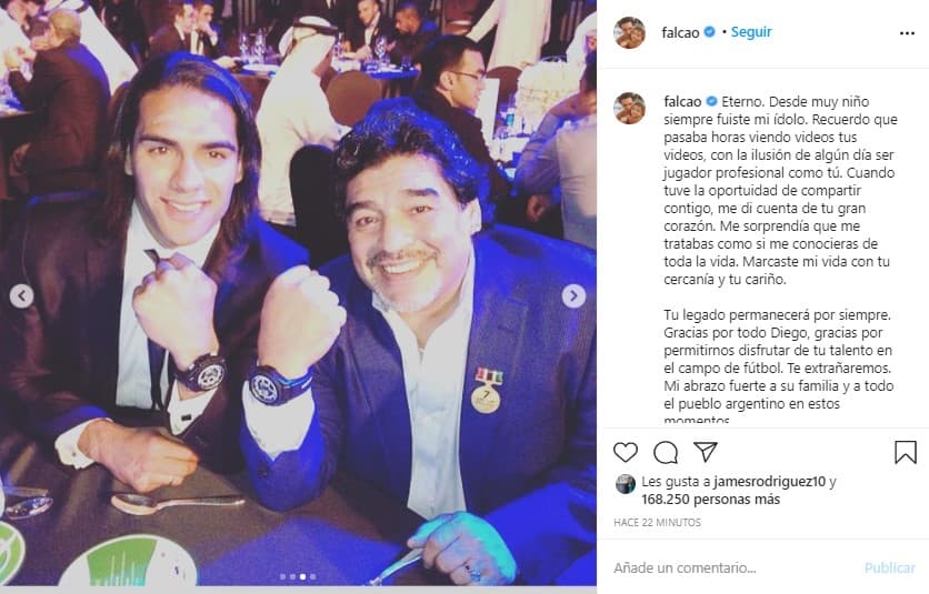 Los íconos del deporte se despidieron de Diego Armando Maradona en redes sociales.