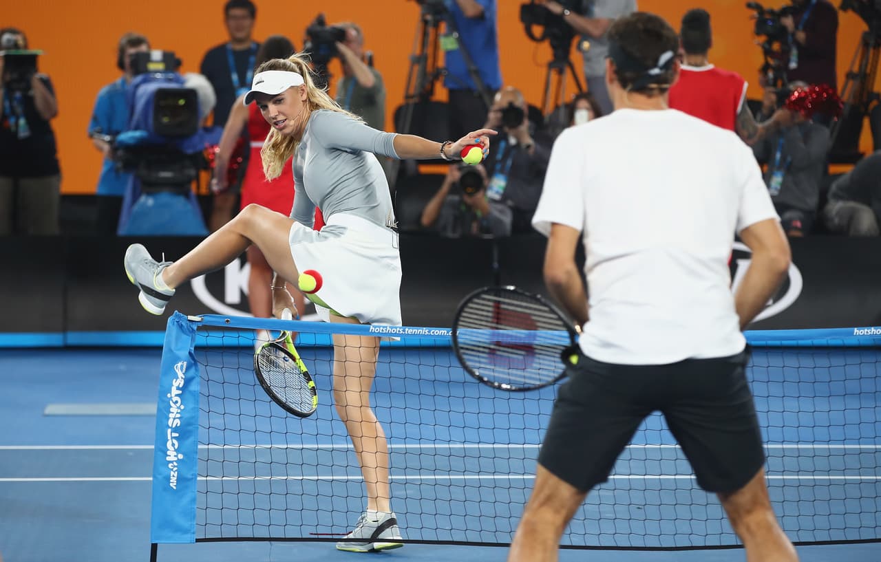 Los jugadores dieron muestras de su talento para divertir a los presentes en el escenario.