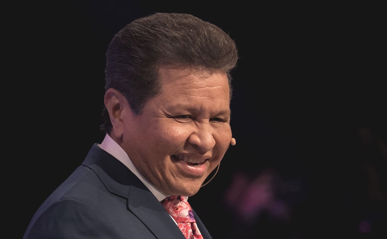 Guillermo Maldonado durante una conferencia de CAP en Miami, Florida.