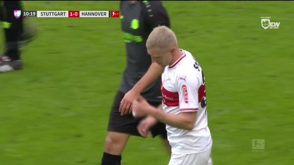 Tiro desviado de Andreas Beck