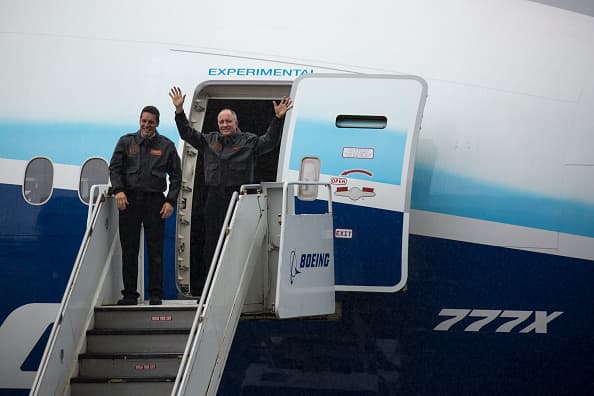 Craig Bomben y Van Chaney fueron los pilotos de prueba del Boeing 777X.