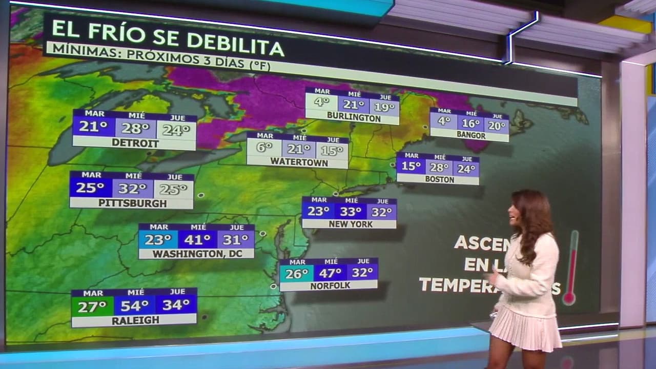 Clima de hoy Estados Unidos 9 de febrero de 2026: Frío ártico histórico se mantiene al noreste de EEUU