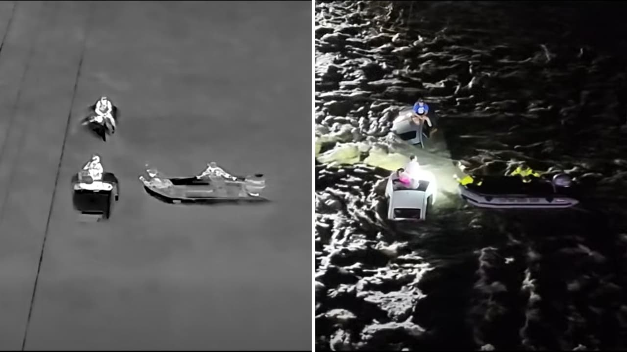 Uno de los incidentes más complejos ocurrió durante la madrugada del domingo en 
<b>Pond Creek, sobre FM 2027, en el condado de Milam</b>, cerca de Austin, en Texas, donde dos personas que viajaban en vehículos separados fueron arrastradas fuera de la carretera por la corriente. Los automóviles terminaron río abajo después de ser empujados por el agua.