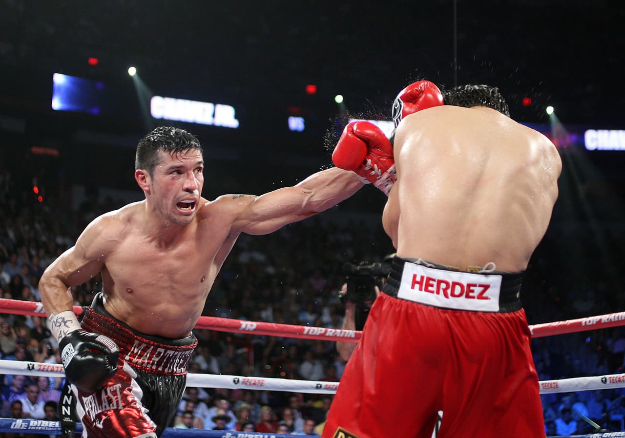Dicho combate se celebró en el Thomas & Mack Center de Las Vegas, Nevada, y le significó al mexicano la pérdida del Título Mundial del WBC de peso mediano.