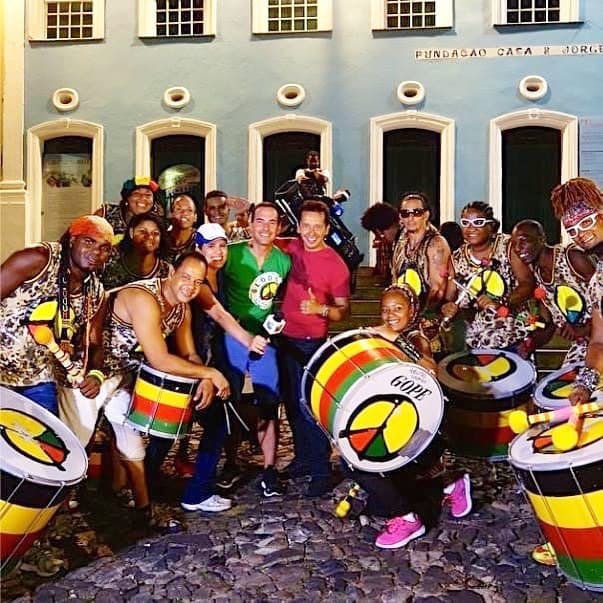 A Carlos Calderón se le pasó el 'jueves del recuerdo', pero el sábado presumió lo bien que la pasaba en la cobertura de la Copa Mundial de Brasil 2014.