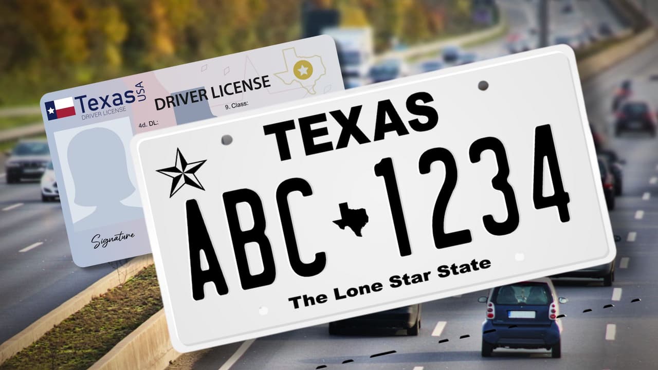 ¿Te mudaste a Texas? Tienes 30 días para cambiar tus placas y licencia o podrías recibir multas