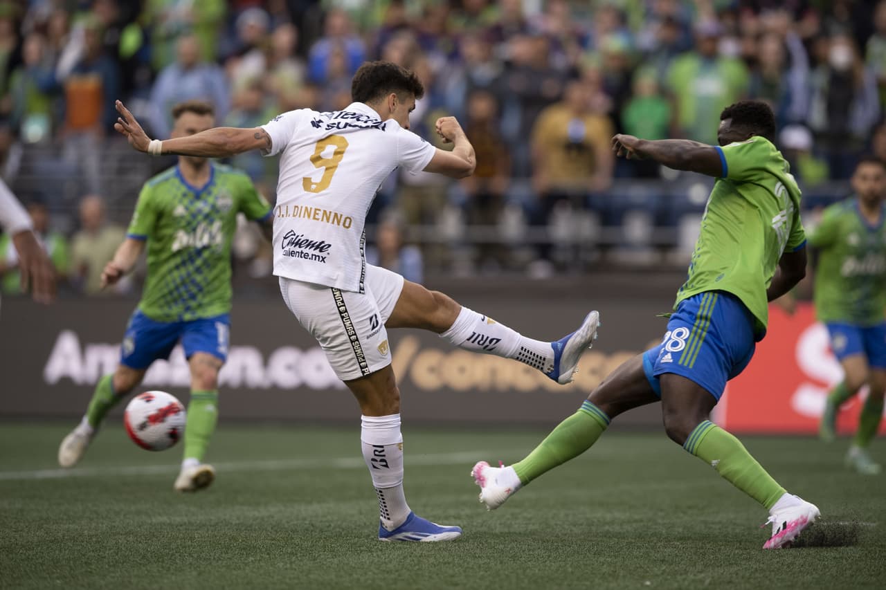 Seattle Sounders fue ampliamente superior a Pumas y se impuso con un doblete de Raúl Ruidíaz y otro tanto de Nicolás Lodeiro.