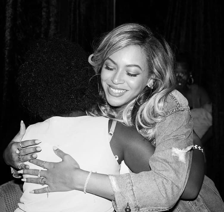 Beyonce se conmovió hasta las lagrimas al ver la gratitud de la gente hacia ella.