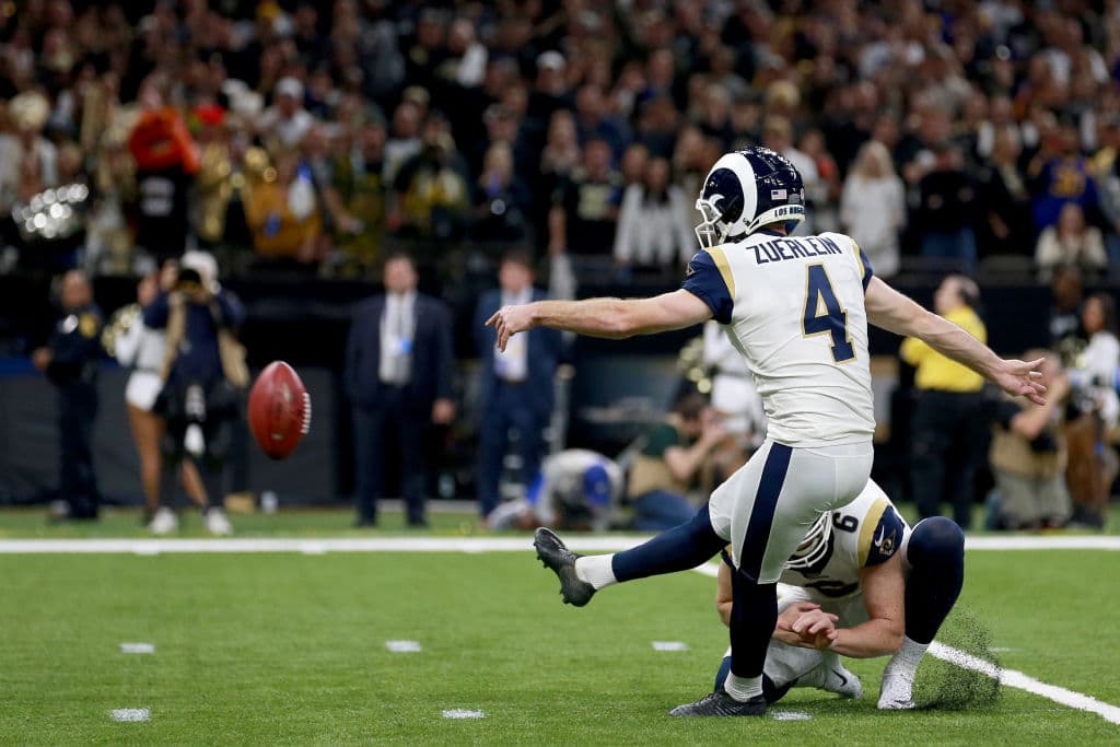 La semana pasada, en el Playoff Divisional, Zuerlein se fue de 4-3 ante los Dallas Cowboys, con su intento convertido más largo de 44 yardas.