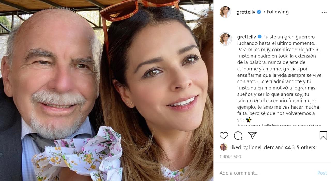 Este sábado 
<b>la actriz confirmó la muerte de Guillermo Smythe </b>a través de dos sensibles publicaciones en redes sociales.
<br>