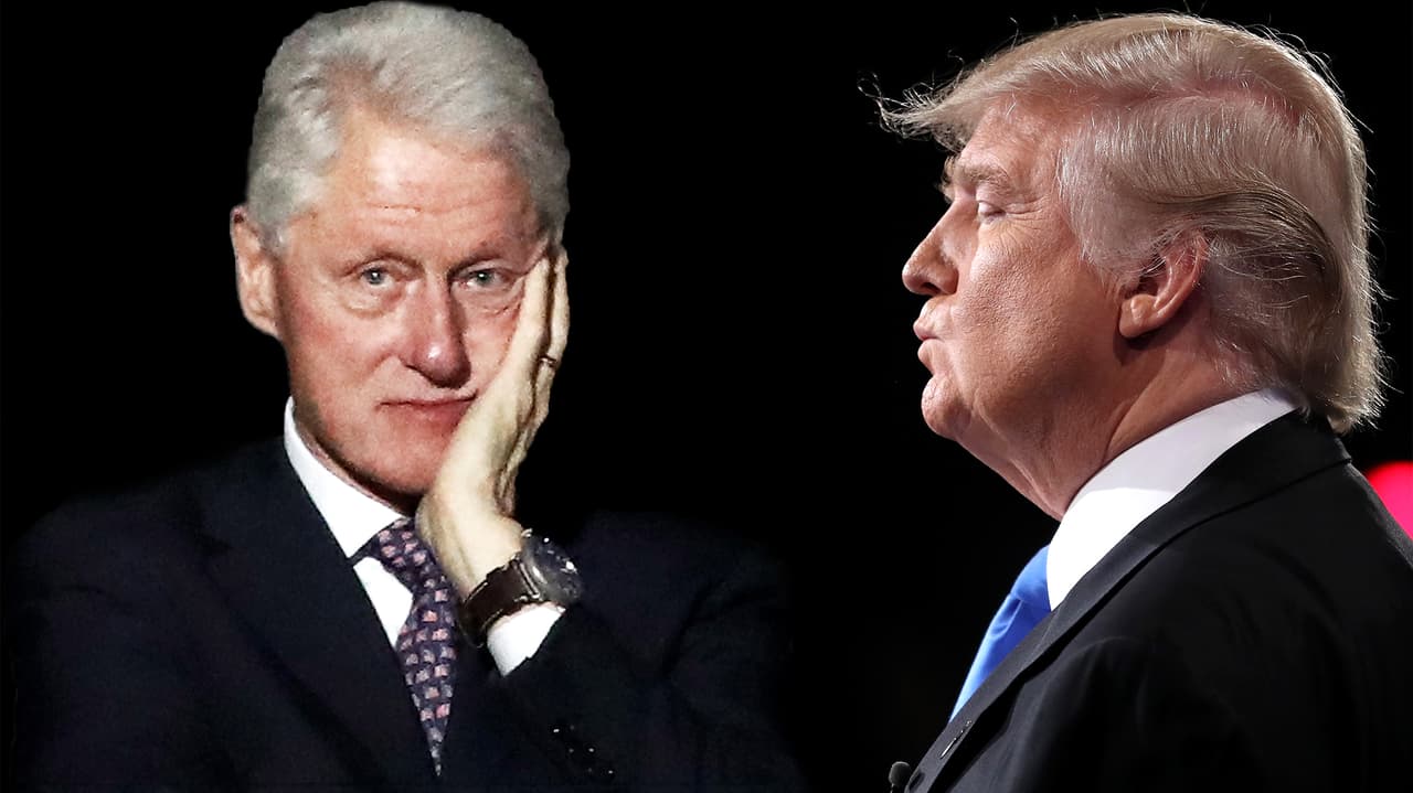 ¿Quién llamó a quién? La disputa que quiere empezar Trump con Bill Clinton