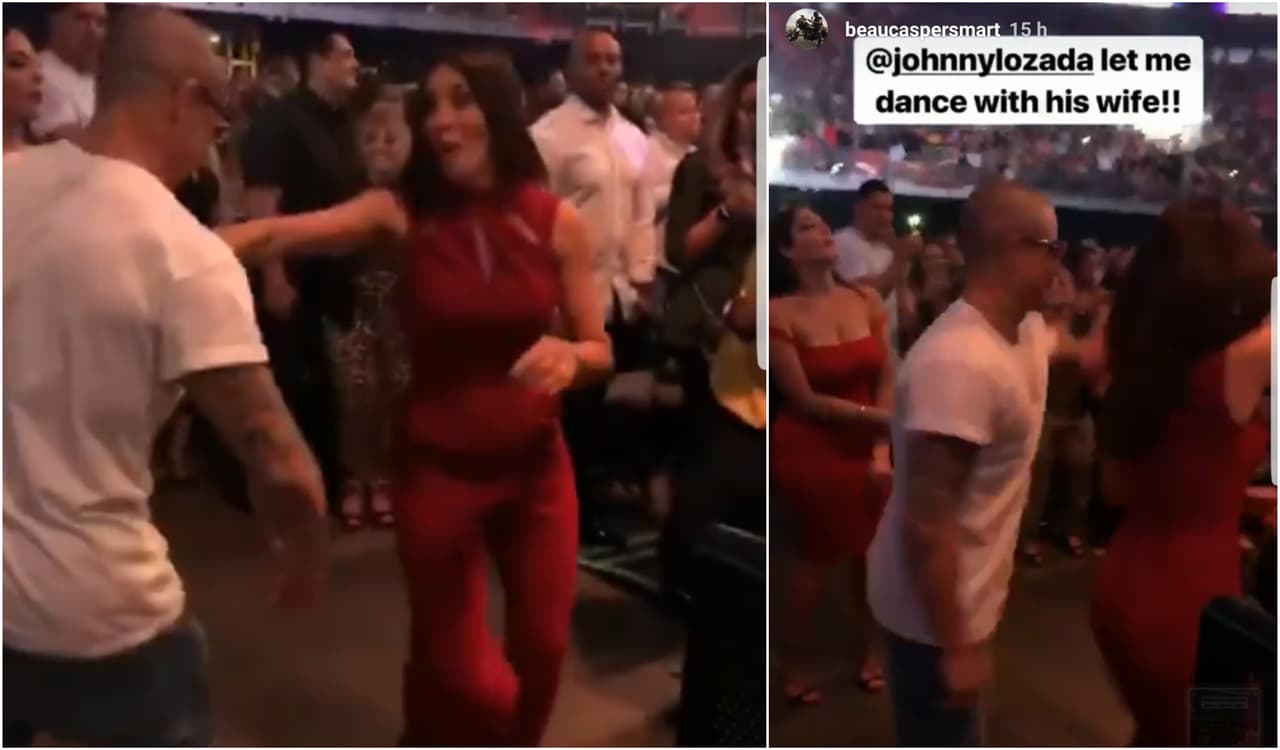 Ex de JLo baila sin control con la esposa de Johnny Lozada en concierto de Marc Anthony