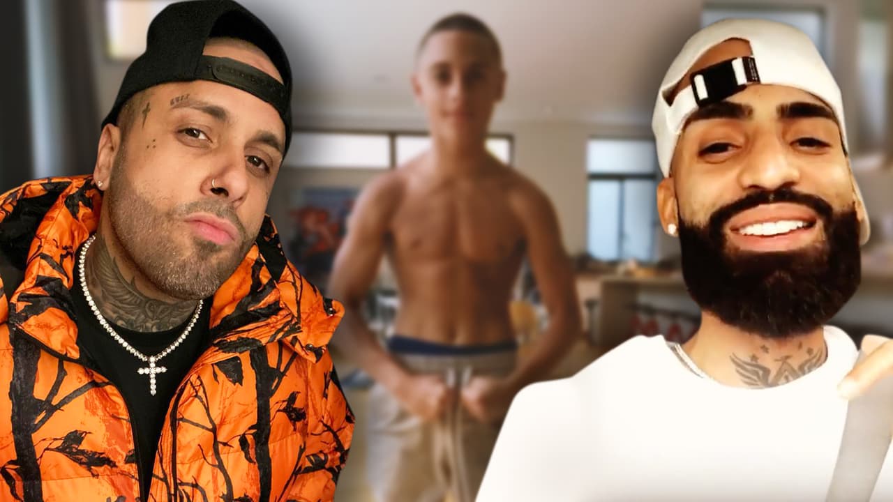 Nicky Jam presume lo fuerte que está su hijo Joe, criado por el reggaetonero Arcángel