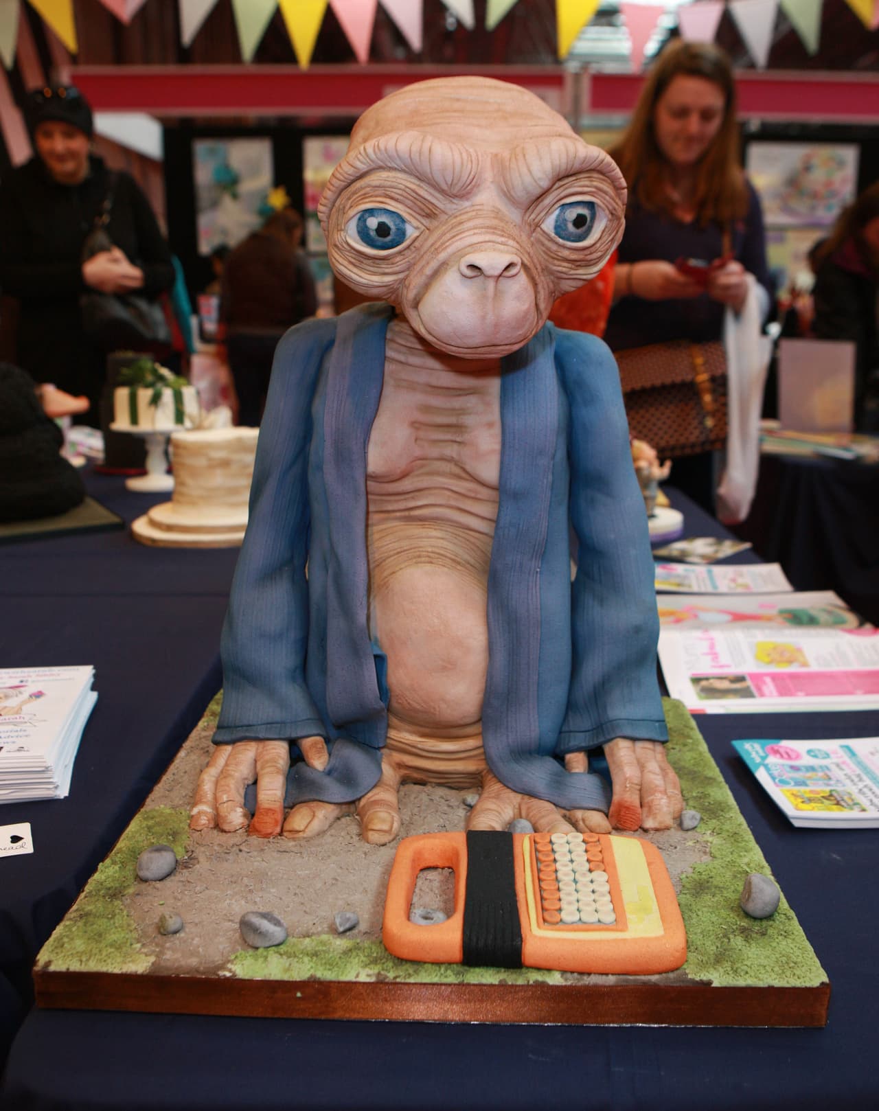 La competencia de pasteles mundial, Cake International, exhibió pasteles que llevan la decoración culinaria a lugares inesperados, con repostería en forma de personajes de películas, pájaros, perros y hasta un bebé. El show se llevará a cabo del 17 al 19 de marzo en Birmingham, Inglaterra.