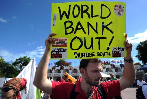 Otras acciones de protesta se han realizado en el marco final de la cumbre.