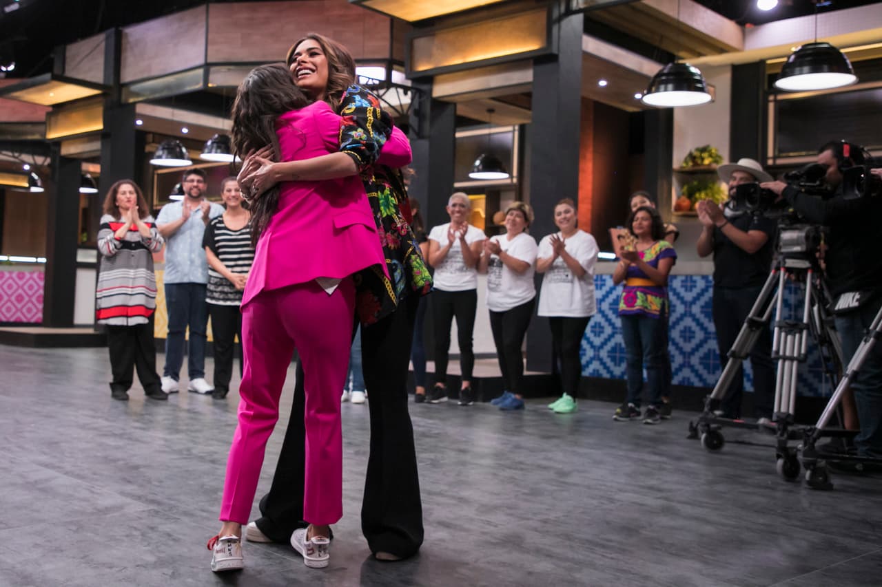 Y, finalmente, ocurrió el abrazo.