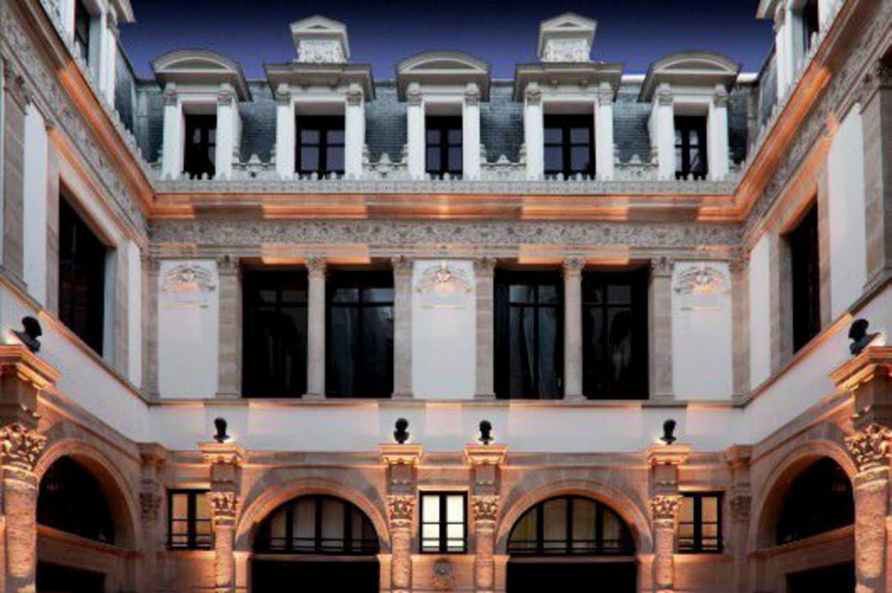 Este es el interior del hotel donde ocurrió el robo.