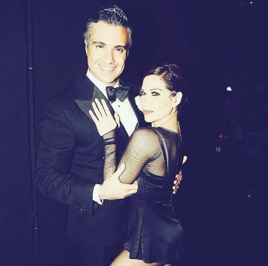 Jaime Camil fue su compañero en la obra, dejando en alto el nombre de México.