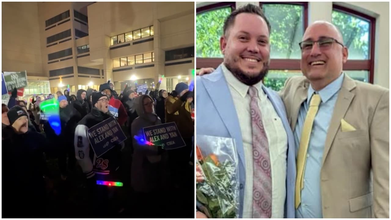 "Ni siquiera tienen una multa de tránsito": Protesta en Nueva York por pareja cubana detenida por ICE