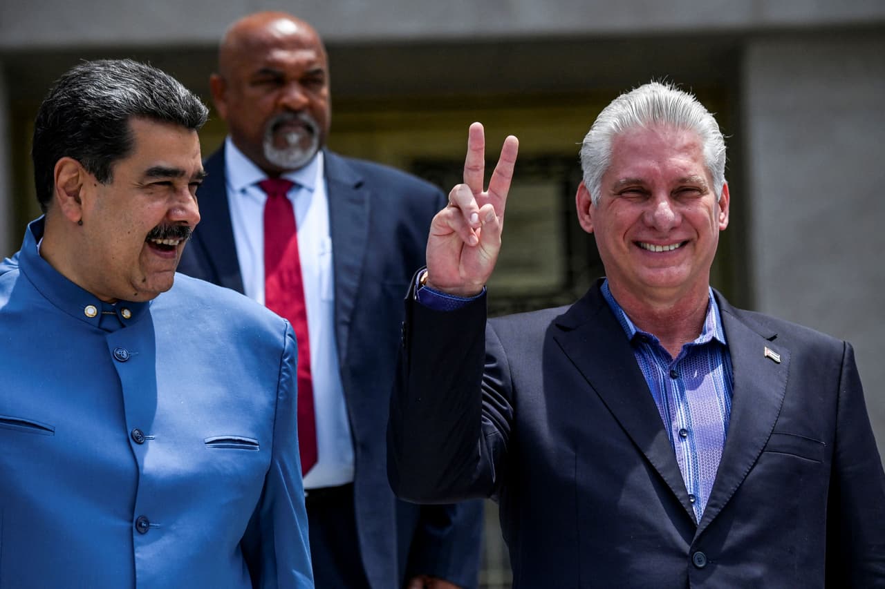 Los gobernantes Miguel Díaz-Canel, Nicolás Maduro y Daniel Ortega se encontraron en La Habana, para la reunión del Alba.