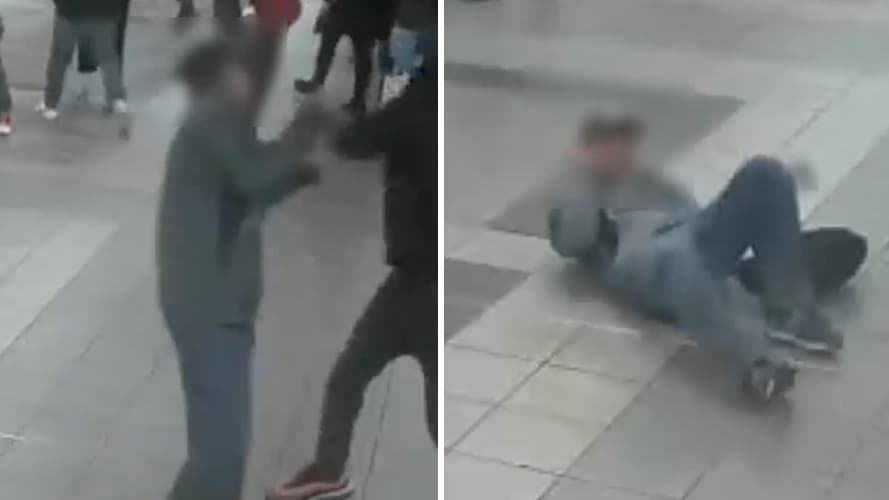 Le rompen la mandíbula en una estación de subway de Queens