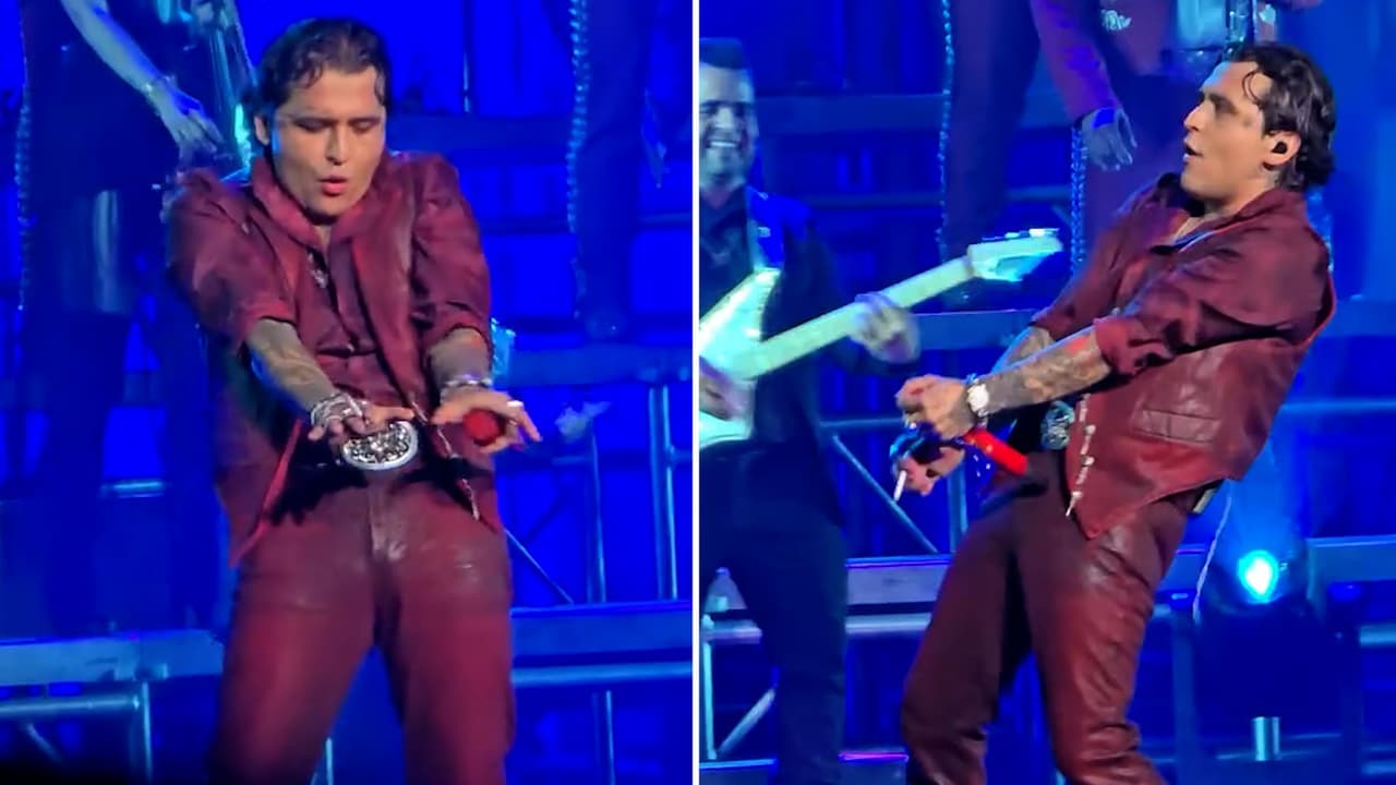 Nodal vuelve a mostrar sus atrevidos y ‘prohibidos’ pasos de baile: esto hizo en el escenario