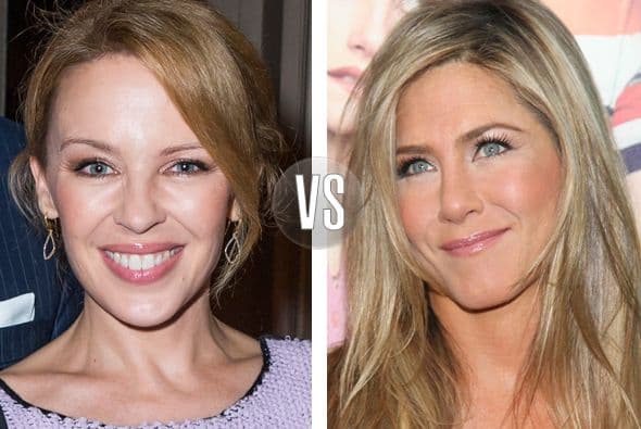 Kylie Minogue y Jennifer Aniston están en la mitad de los cuarentas, ¿quién luce mejor? Más videos de Chismes aquí.
