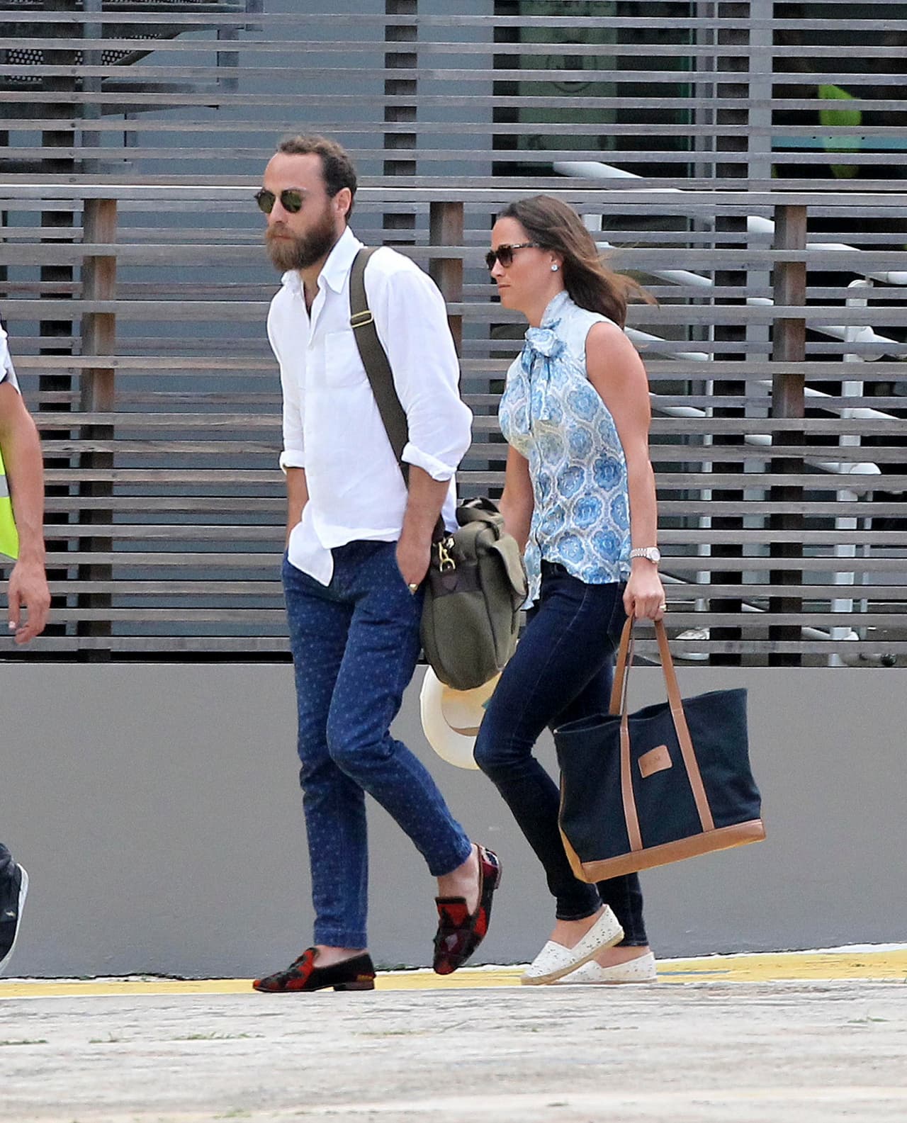 Pippa y James Middleton también disfrutaron de St. Barts en avión privado.