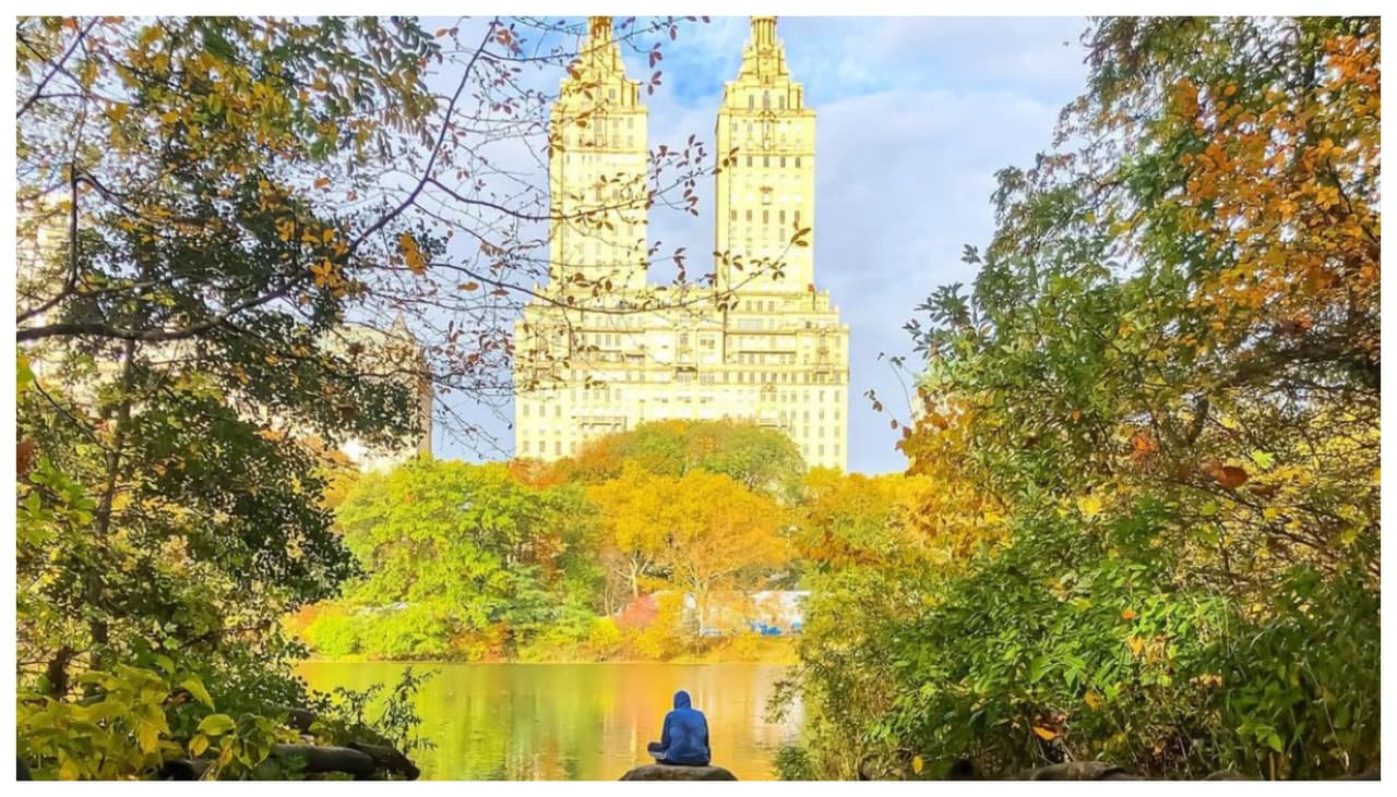 Una usuaria de Instagram, identificada como Gigy de NYC, cada otoño sucumbe al encanto de estos paisajes y comparte fotos que reflejan la belleza del cambio de colores sobre el medo millón de árboles de NYC. 
<br>
<br>