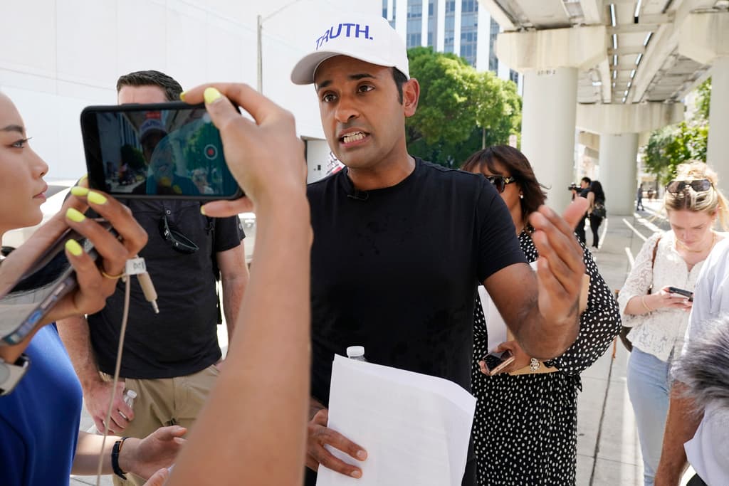 Vivek Ramaswamy, precandidato presidencial republicano.