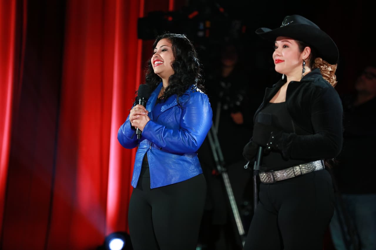 Cristhina y Nathalia dieron lo mejor con sus voces.