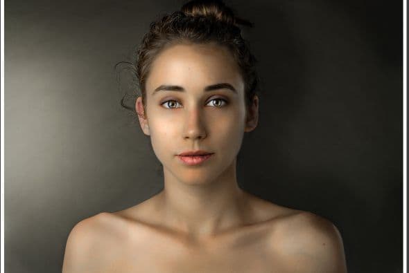 Esther Honig hizo modificar su rostro según la belleza de diferentes países. Aquí, Paquistán. Foto: Gentileza.