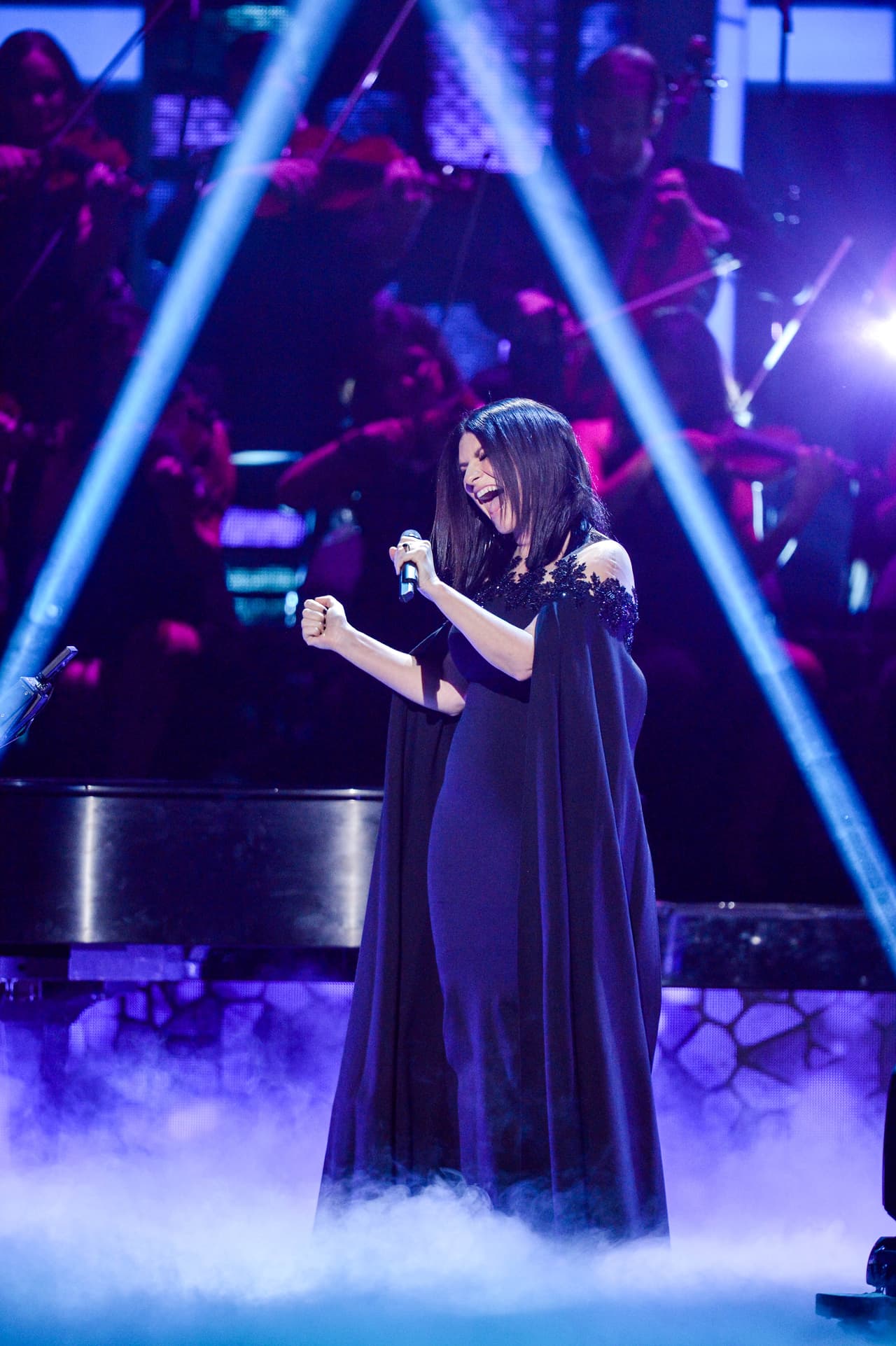 La italiana dejó a todos con la boca abierta y marcó uno de los momentos climáticos de la noche.