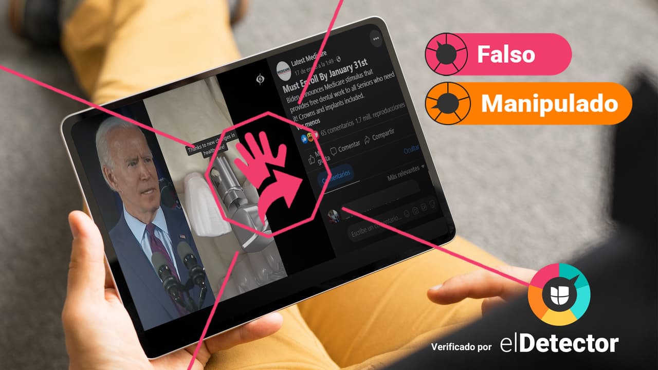 ¿Biden anunció un nuevo beneficio en Medicare de asistencia dental gratuita?