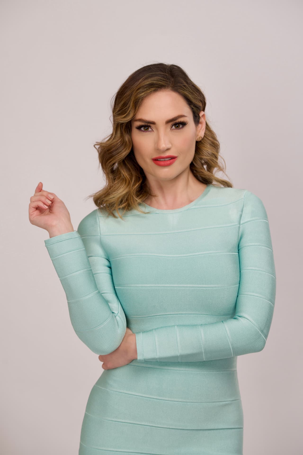 Michelle Galván, conductora de Primer Impacto.