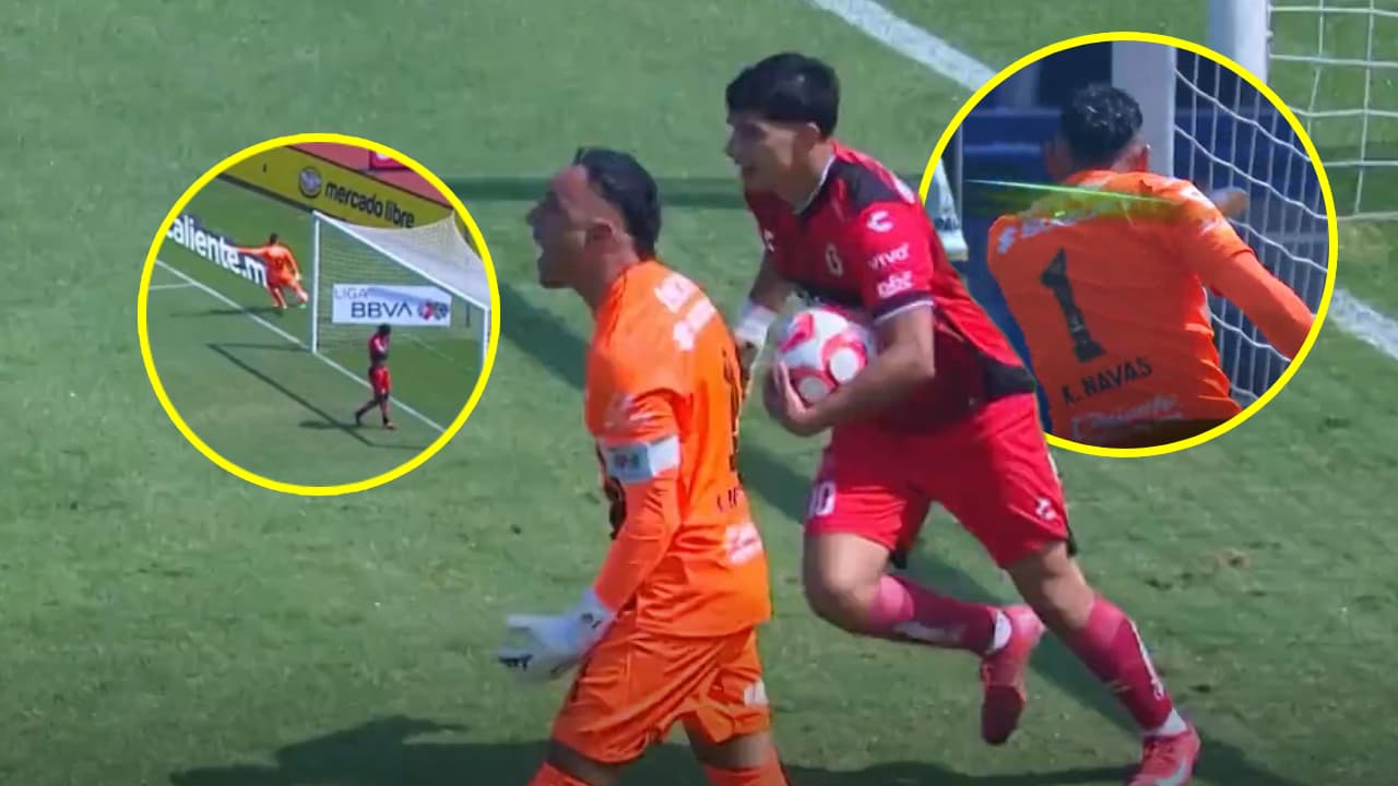 Tremenda rabieta de Keylor Navas vs. Pumas tras gol de Xolos