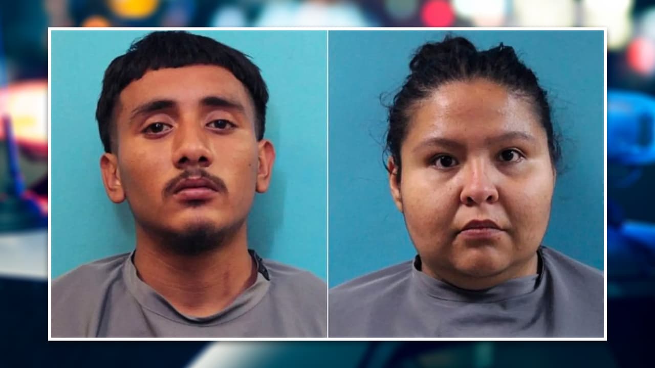 Magaly Mejía Cano de 29 años y Eduardo Navarrete de 21, presuntos cómplices de Xavier Villanueva en la venta y distribución de fentanilo en el norte de Texas.