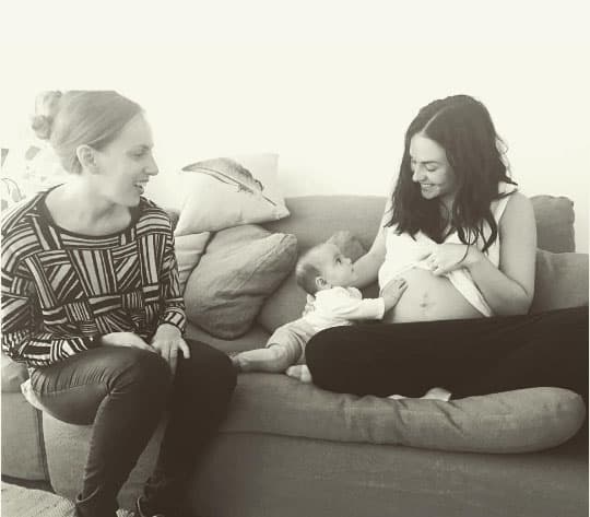 "38 semanas después... Y contando... No deja de impresionarme lo generoso y mágico que es nuestro cuerpo , lo amo , respeto y valoro mucho más después de estos meses en los que ha sido hogar para mi bebe #powerwomen #estamoslistas #Lúa" compartió.