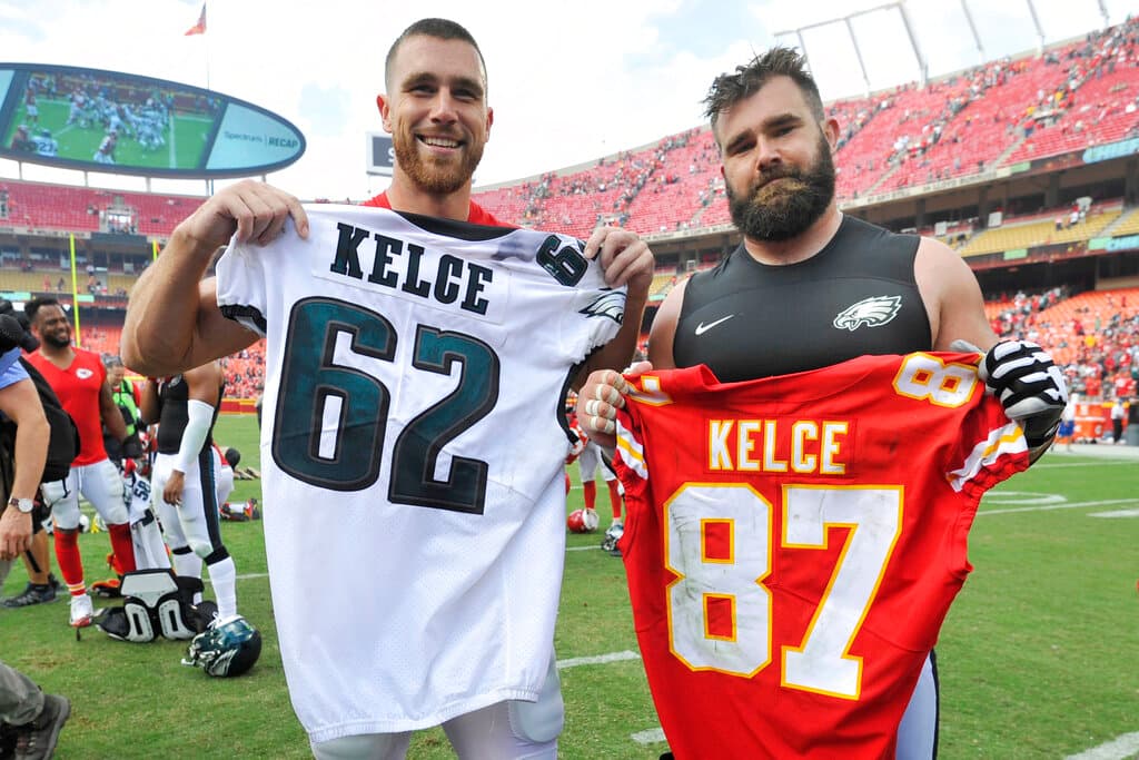 Travis y Jason Kelce.