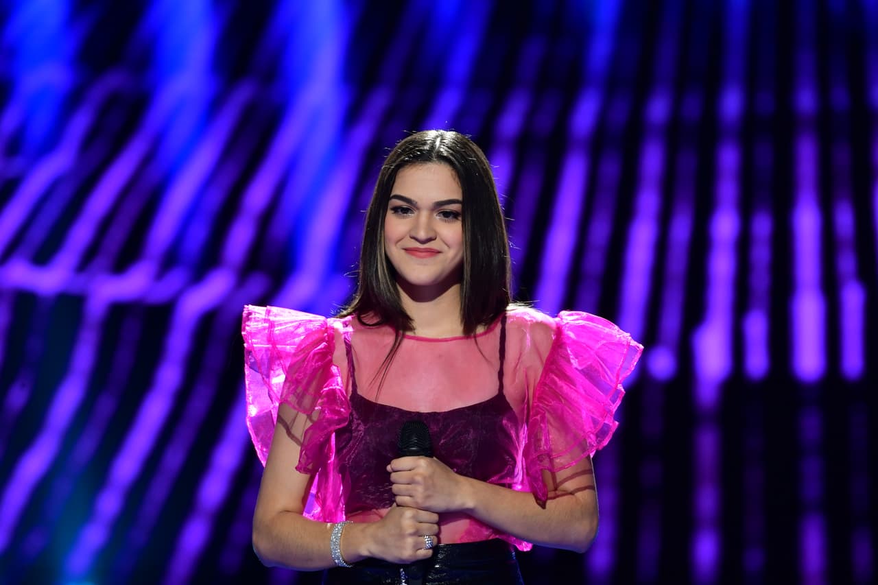 Andrea Valles también conquistó a los jueces con su canto.