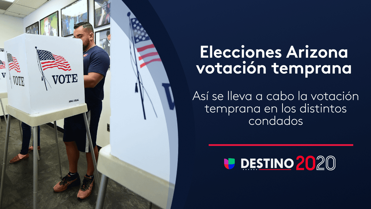 Inició el voto adelantado en Arizona; te decimos qué lugares están disponibles y los horarios