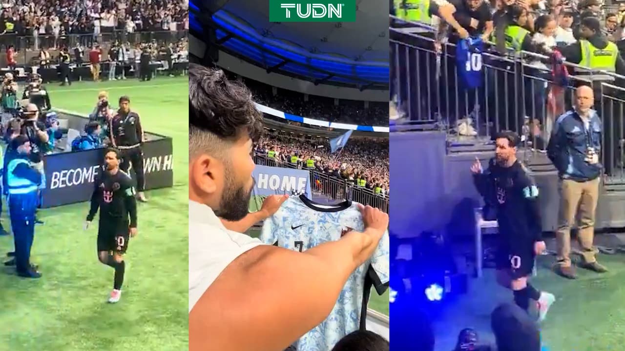 Messi reacciona a fan que se burló con jersey de CR7