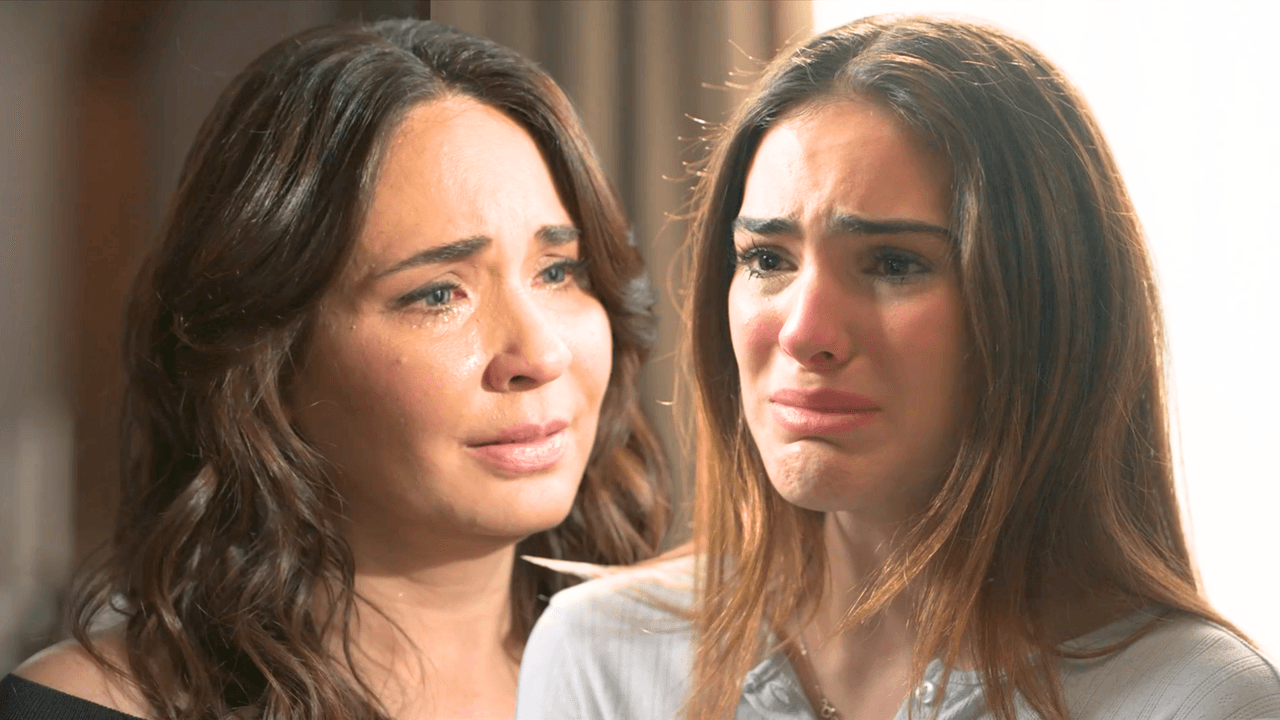 Mónica revela el motivo por el que adoptó a Aura | Hermanas, Un amor Compartido | Capítulo 76