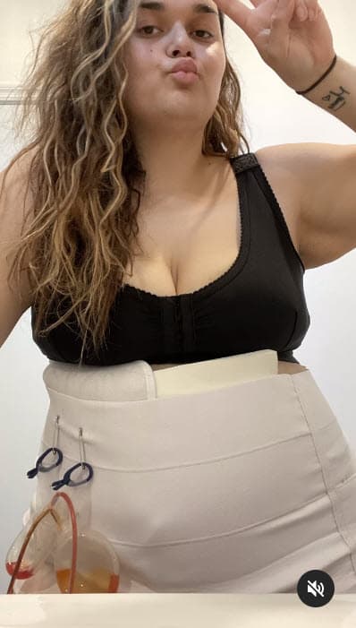 La menor de las hijas de 'La Diva de la Banda' se ha promovido con orgullo como una modelo 'plus size'. 
<br>