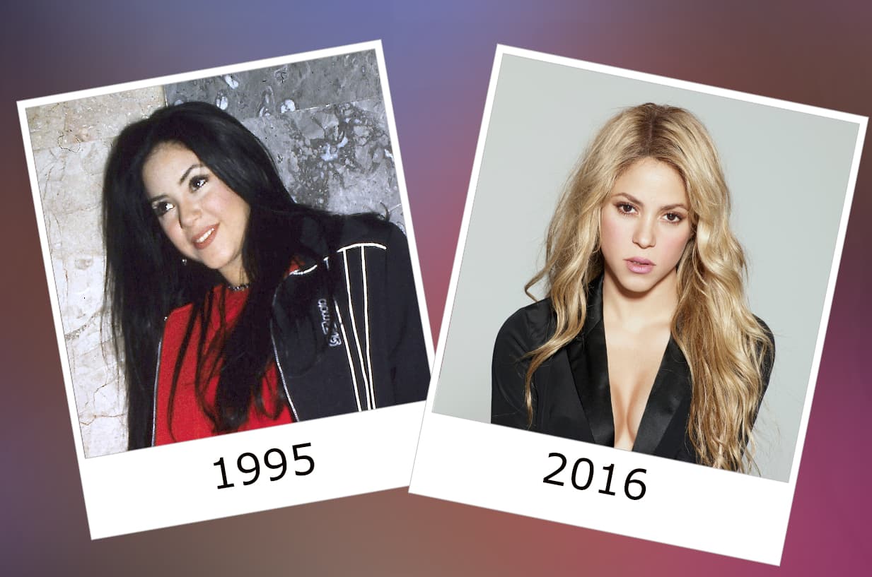 Shakira ha cambiado de forma radical, no sólo su música, también su imagen. Atrás quedó la chica que se abría paso en el mundo de la música con cabellera negra y un look más discreto.