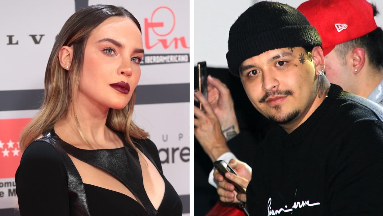 Belinda reacciona al insulto que le dio un cantante frente a su ex Christian Nodal